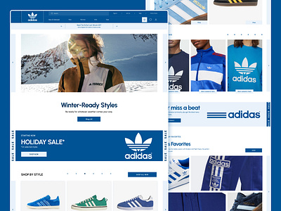 Adidas | Ecommerce Website Web App Shop Store app branding design figma graphic design illustration logo ui ux vector