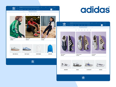 Adidas | Ecommerce Website Web App Shop Store app branding design figma graphic design illustration logo ui ux vector