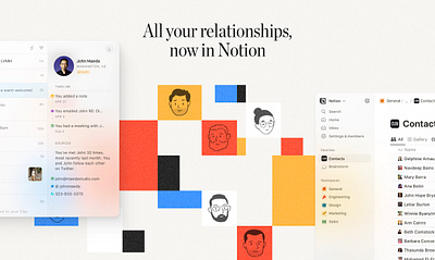 Clay + Notion clay crm notion prm product hunt