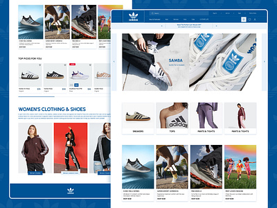 Adidas | Ecommerce Website Web App Shop Store app branding design figma graphic design illustration logo ui ux vector