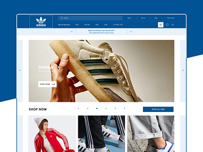 Adidas | Ecommerce Website Web App Shop Store app branding design figma graphic design illustration logo ui ux vector