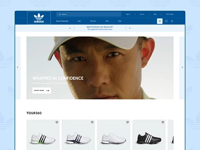 Adidas | Ecommerce Website Web App Shop Store app branding design figma graphic design illustration logo ui ux vector