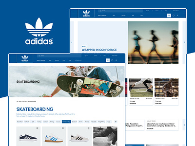 Adidas | Ecommerce Website Web App Shop Store app branding design figma graphic design illustration logo ui ux vector