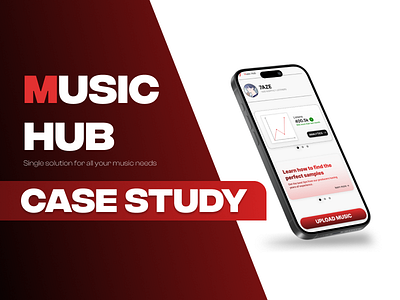 Music sharing app - case study animation branding design graphic design ui ux