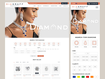 Fully Responsive Diamond Jewellery Ecommerce Website Template diamond company website template diamond jewellery designs diamond landing page diamond website template diamond website ui ecommerce figma designs ecommerce landing page ecommerce store design ecommerce template ecommerce web design ecommerce website ecommerce website design ecommerce website theme jewellery landing page jewelry landing page jewelry website jewelry website design jewelry website template jewelry website theme jewelry website ui