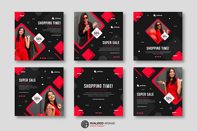 Shopping Ads Template adobe illustrator adobe photoshop ads design advertisement banner design branding design designer discount offer design graphic design illustration instagram ads instagram post motion graphics online shopping post design shopping post socialmedia post template template design