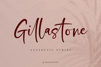 Gillastone script Font branding calligraphy design font graphic design illustration lettering logo modern script typography