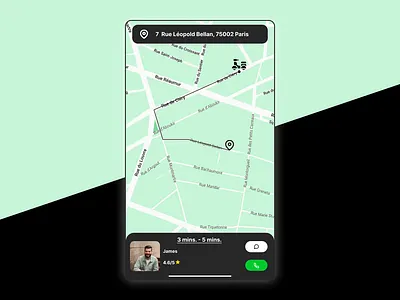 #020 Location Tracker dailyui graphic design ui