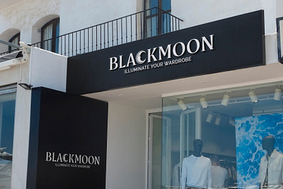 BlackMoon Logo Design: Redefining Luxury in Fashion designertags