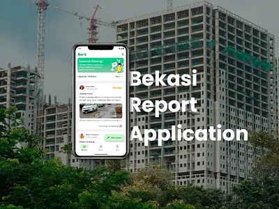 Berli (Bekasi Report Application) androidapp complaint materialdesign3 mobileapp mobiledesign projectuidesign report uidesign