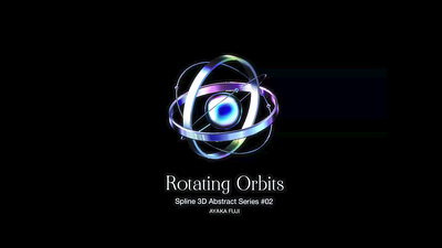 3D Abstract Series : Rotating Orbits 3d 3d abstracts 3d animation 3d arts galaxy geometric graphic design orbits spline spline3d