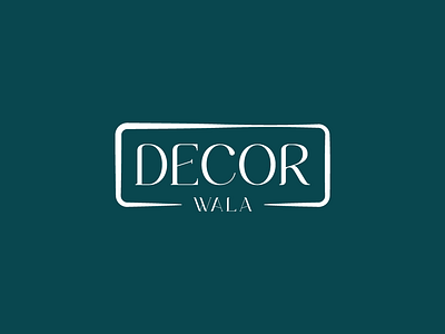 DecorWala Logo Design | Beautify your Surroundings branding decor wala graphic design logo logo art logo design minimal pakistan