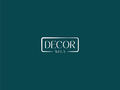 DecorWala Logo Design | Beautify your Surroundings branding decor wala graphic design logo logo art logo design minimal pakistan