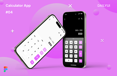 Calculator App dailyui designchallenge ui uidesign