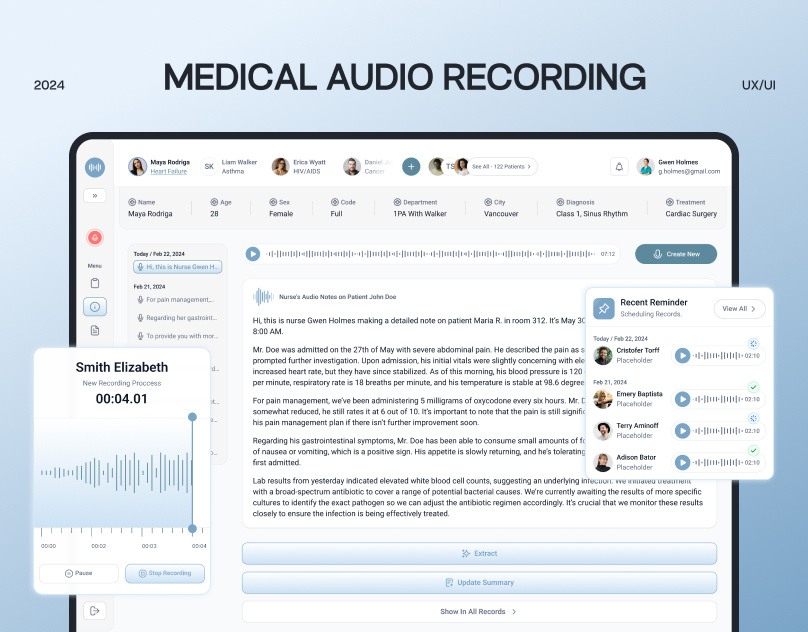 💊 Healthcare SaaS Platform | Medical Center Doctor Web App EMR crm dashboard design electronic medical records emr healthcare healthcare app design healthcare platform medical medical app design medical center website saas telemedicine ui uiux user experience user interface ux web app web app design