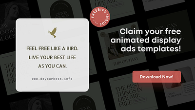 Free Animated Display Templates - Use As You Wish advertising display ads download free google ads instagram ads powerpoint template