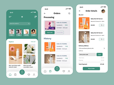 Cosmetics UI/UX Mobile App Design! app application cosmetics ui ux app design figma design illustration interactive designe mobile app design product design ui ui design ui ux dessign ux ui ux ui app design