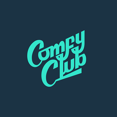 Comfy Club Logo Proposal branding golf golf logo logo logotype typography