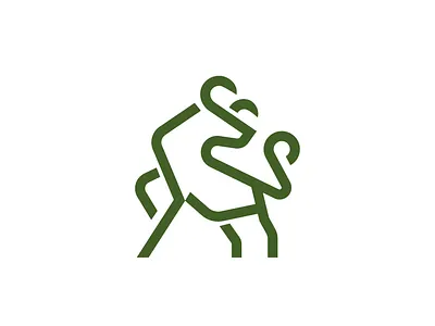 Bull Logo icon animal logo branding bull design logo minimal