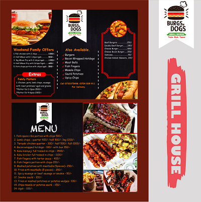 Food Flyer branding graphic design logo