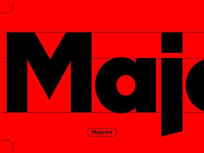 Majorant Typeface geometry