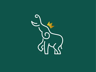 Kempire Icon animal logo design elephant logo logo minimal minimal animal