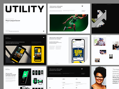 Utility Deck branding deck design design exploration graphic design icon identity logo pitch deck portfolio