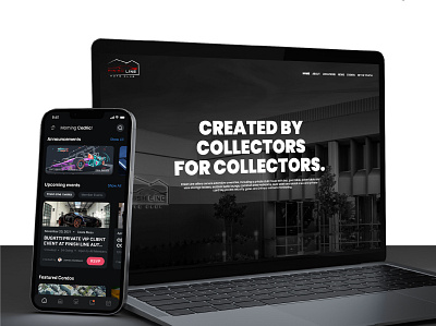 FinishLine Auto Group App & Website Design ui