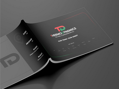 ThermoDynamics Product Catalogue Design branding graphic design logo ui