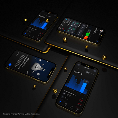 Personal Finance Management Application design figma ui finance app finance management mobile app mobile application personal finance ui uiux ux visual design