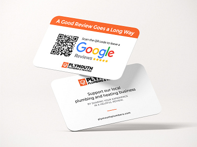 Google Review Card Design graphic design