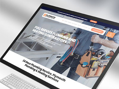 Playmouth Plumbing & Heating WordPress Website Design ui