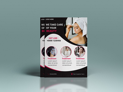 creative Spa and beauty saloon flyer design beauty care beauty center beauty flyer beauty parlor beauty salon salon spa spa and beauty spa and beauty care spa brochure spa flyer spa flyer template