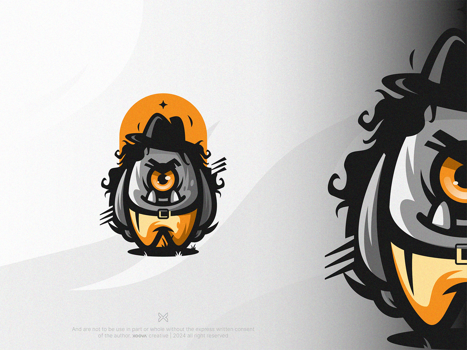 Clown Logo branding character clown games gaming hat identity media modern sports symbol