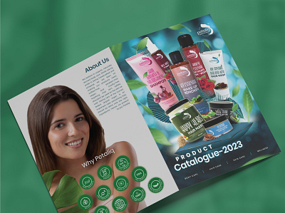 Petaliq Skin Care Product Catalogue Design graphic design