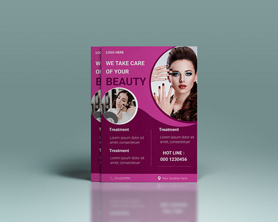 Creative Spa and beauty saloon flyer design beauty care beauty center beauty flyer beauty parlor beauty salon salon spa spa and beauty spa and beauty care spa brochure spa flyer spa flyer template