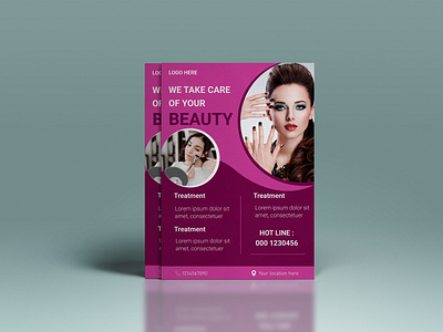 Creative Spa and beauty saloon flyer design beauty care beauty center beauty flyer beauty parlor beauty salon salon spa spa and beauty spa and beauty care spa brochure spa flyer spa flyer template