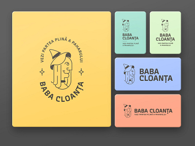 Baba Cloanța - Logo proposal baba cloanta brand identity designer branding comic fast food restaurant graphic design line logo markrazvanrepa mrr old hag portrait portrait logo vector witch logo