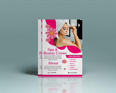 Creative Spa and beauty saloon flyer design beauty care beauty center beauty flyer beauty parlor beauty salon salon spa spa and beauty spa and beauty care spa brochure spa flyer spa flyer template