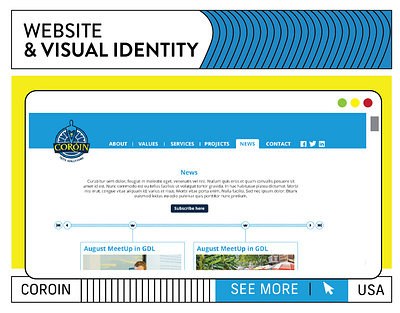 Coroin Tech Solutions branding design graphic design illustration logo logotype ui ux vector visual identity
