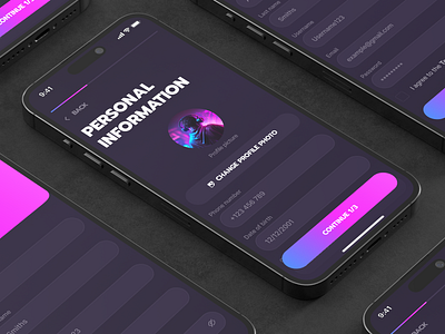 City VJ - Platform for nightclubs, create account club dashboard development dj music nightclub no code no code development nocode personal info platform register song order ui ui desing uidesign web design web development