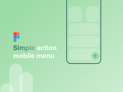 Bubble Menu animation design figma menu phone webdesign