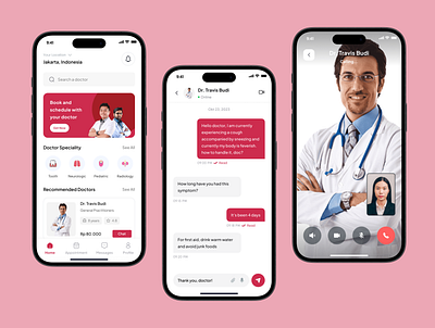 Sehatin - Medical Health App medical health mobile app ui ux