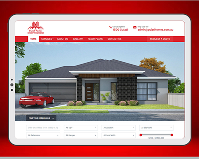 Website Design - Commercial Builders animation branding figma graphic design logo motion graphics responsive design ui ux web design wordpress