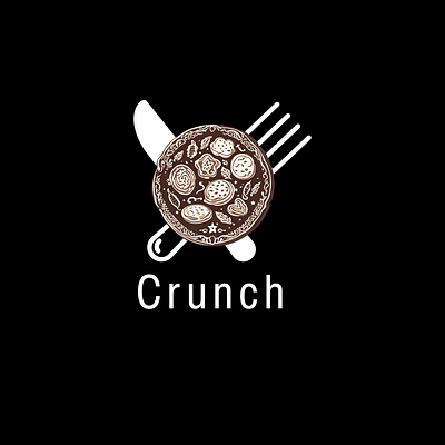 Crunch branding design graphic design logo logodesign typography