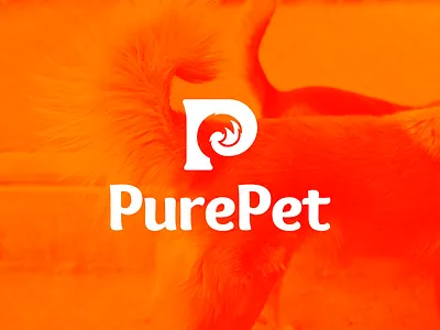 PurePet animal cat creative logo dog furry initial p letter p logo design logo inspiration paw pet pet life simple logo tail veterinary wolf
