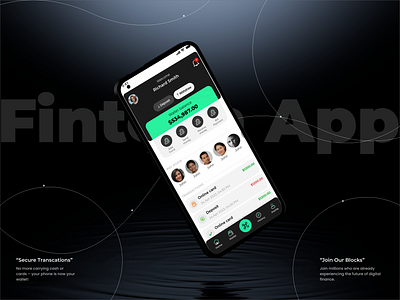 Fintech App Ui Design app appui banking app calm app dashboard design fintech app fintech ui design homepage homescreen mobile salon app ui uiux