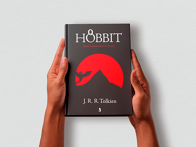 O Hobbit | Projeto Gráfico book bookcover design graphic design hobbit illustration tolkien