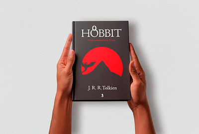 O Hobbit | Projeto Gráfico book bookcover design graphic design hobbit illustration tolkien