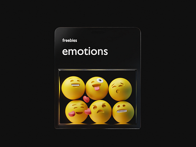 Free 3D Emotions emojies emotions reactions
